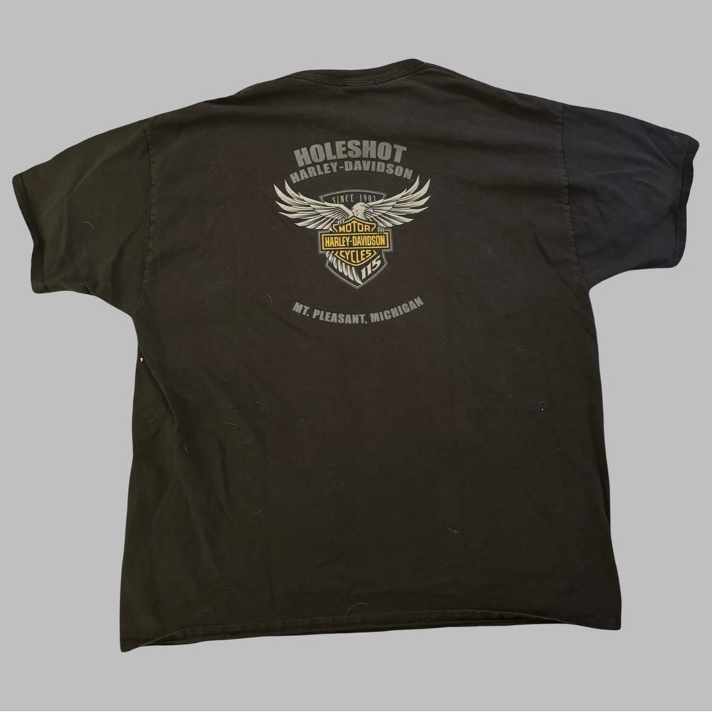 HARLEY DAVIDSON Men’s Black Pocket T-Shirt